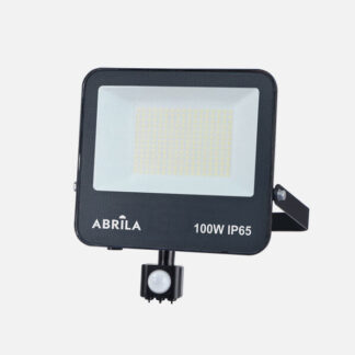 Proyector C/sensor Boiro 100w 6500k Negro 10000lm Led Smd Ip65 Orientable 27x23,5x6cm