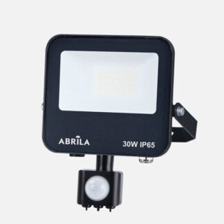 Proyector C/sensor Boiro 30w 6500k Neg 3000l Led   Smd Ip65 Orientable 19,5x15,5x6cm