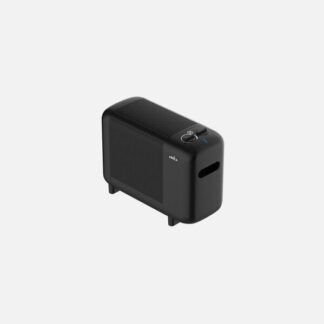 Radiador De Mica Pinsapo 600w Negro 2pot Antivuelco 29x38x16cm