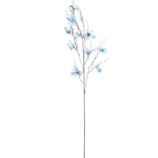 Rama Mariposas Azules Poliéster 92cm