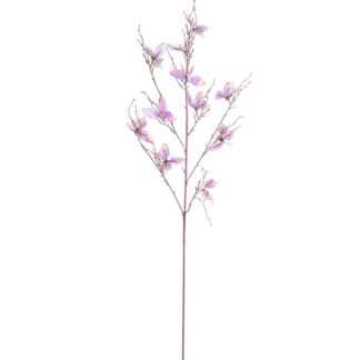Rama Mariposas Violetas Poliéster 92cm