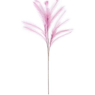 Rama Plumas Rosa Poliéster 103cm