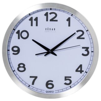 Reloj Pared 35cm Aluminio Ø35x4,5cm