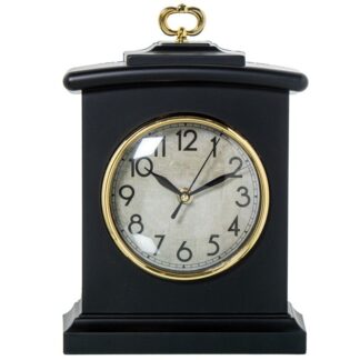 Reloj Sobremesa Acrilíco Negro 28,5x20x7cm
