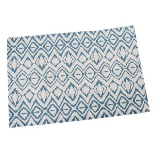 Salvamantel 35x50cm 100% Poliéster Azul C/decorado 35x50cm
