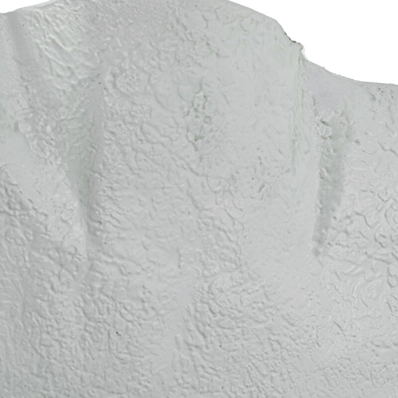 Set 2 Centros Metal Hierro Blanco 48,5x49x11+40x40x10cm - Image 5
