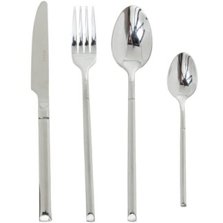 Set 24 Cubiertos Acero Inoxidable Plata Brillo (noah) Apto Para Lavavajillas