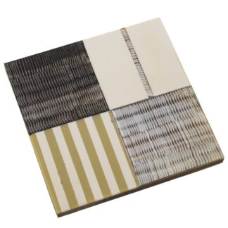Set 4 Posavasos Resina 10x10x0,8cm