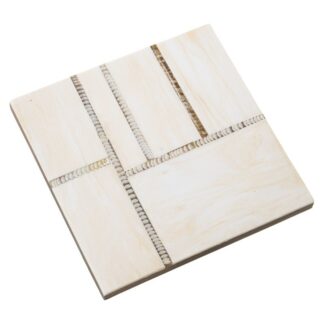 Set 4 Posavasos Resina/hueso/madera 10x10x0,8cm