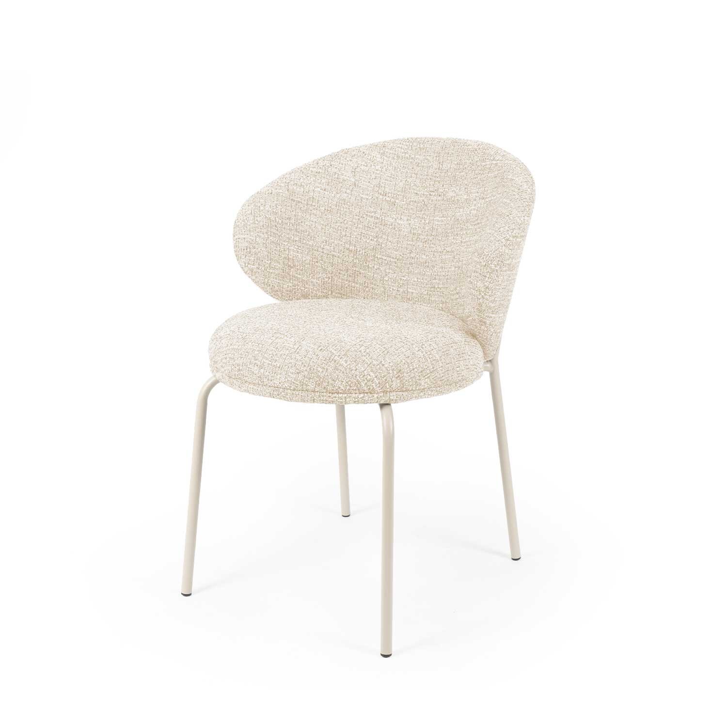 Silla LISBET beige (pata beige) - Image 3