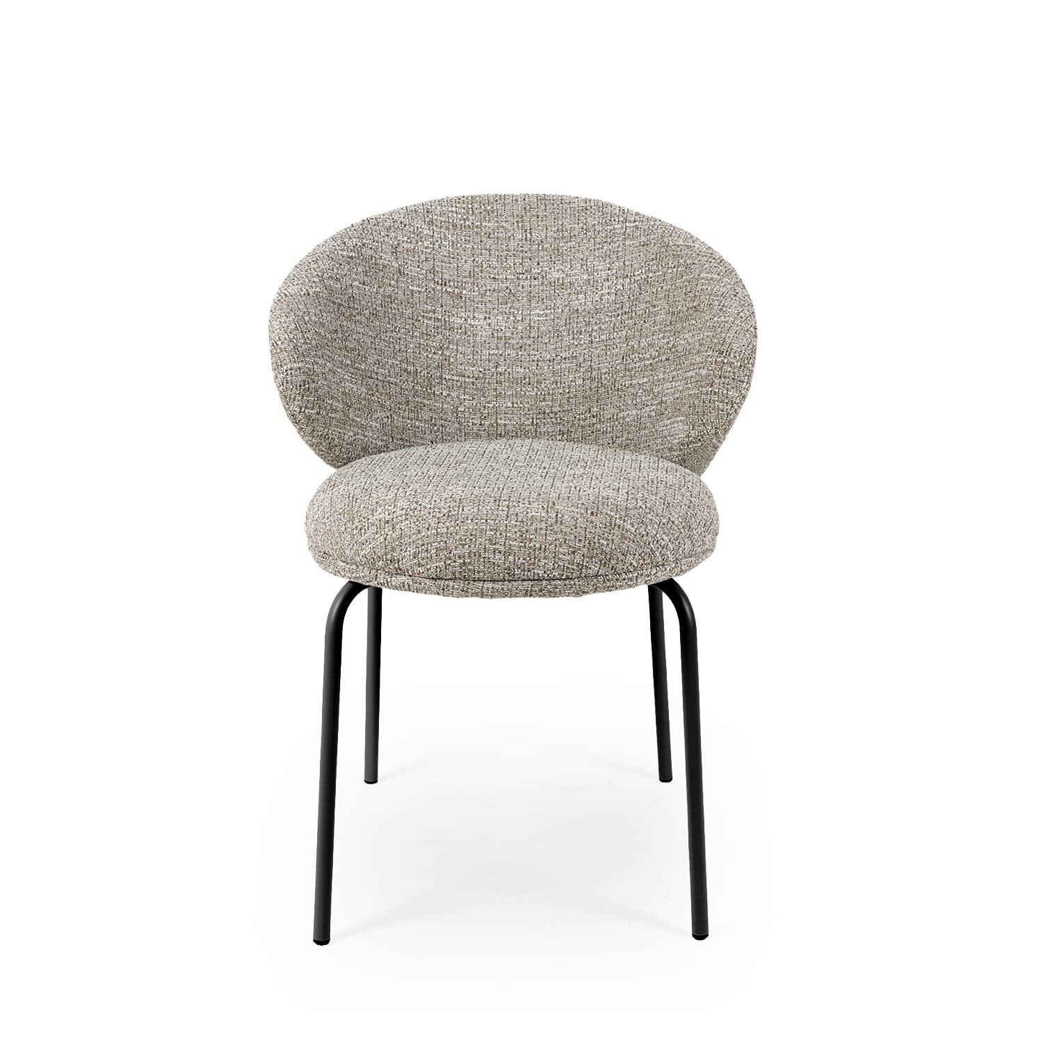 Silla LISBET taupe (pata negra) - Image 4