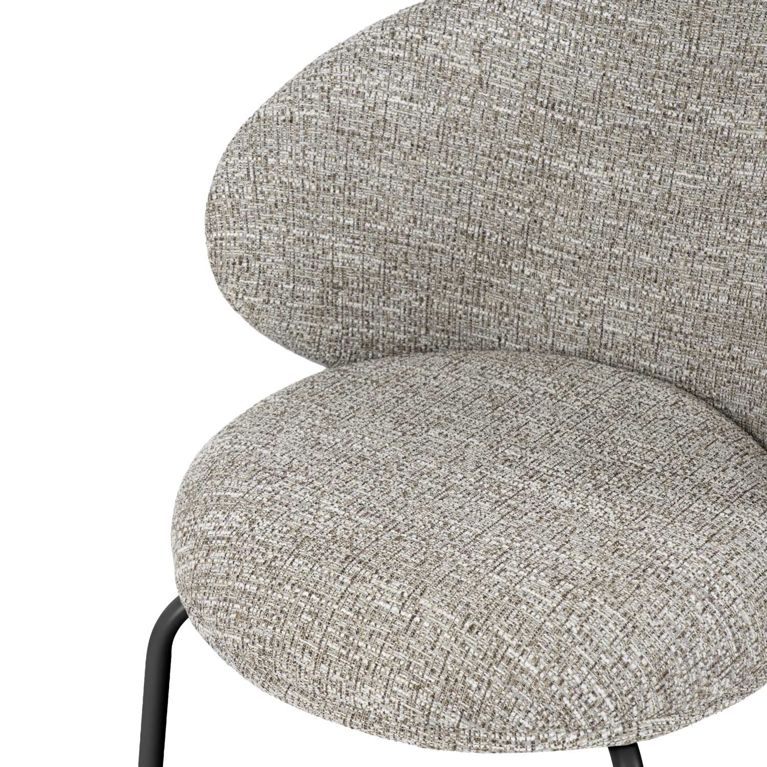 Silla LISBET taupe (pata negra) - Image 7