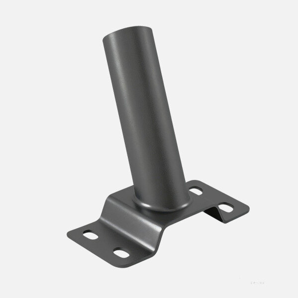 Soporte Pared Farola Gris 15X5,8X5,8cm