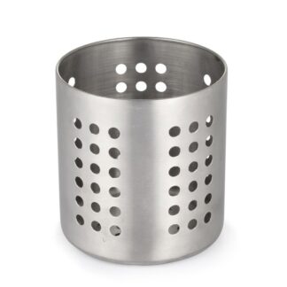 Soporte Utensilios Cocina Acero Ø12x13cm