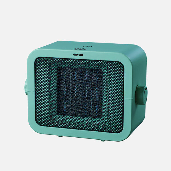 Termoventilador Ceramico Ptc Coleman 1800w Azul 2pot Antivuelco Termostato Reg.proteccion Seg. 17,5x24,5x12cm