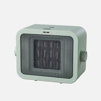 Termoventilador Ceramico Ptc Coleman 1800w Verde 2pot Antivuelco,termostato Reg.proteccion Seg.17,5x24,5x12cm