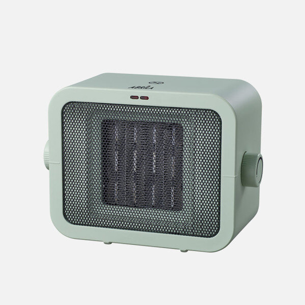 Termoventilador Ceramico Ptc Coleman 1800w Verde 2pot Antivuelco,termostato Reg.proteccion Seg.17,5x24,5x12cm