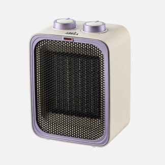 Termoventilador Ceram.jaya 2000w Beis/lila Termost Reg.2pot 3fun Sist.seguridad,antivuelco 20x15x10cm