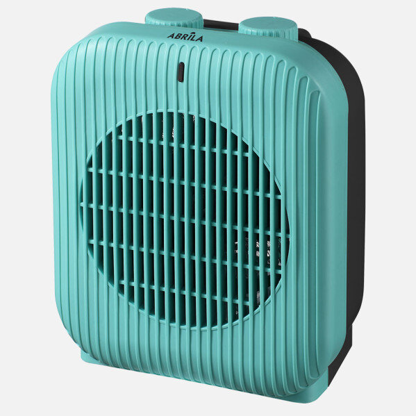 Termoventilador Electrico Brooker 2000w Azul/negro 2pot.termostato Reg., Protecc.sobrecalent.y Corte Seguridad 25x20,5x13cm
