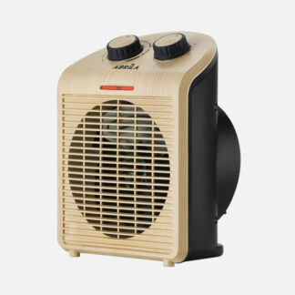 Termoventilador Electrico Ferry 2000w Negro/haya 2pot.3fun Termostato Seg. Antivuelco 26x20x14cm