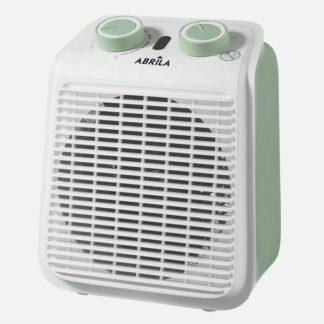 Termoventilador Electrico Ponce 2000w Verde/blanco 2pot.termostato Reg., Proteccion Sobrecalentamiento 23,5x19x14cm