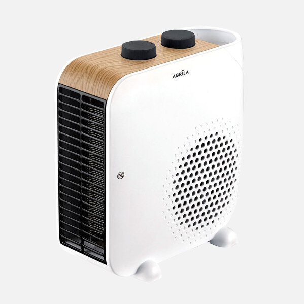 Termoventilador Elect.trail 2000w Blanco/haya 2pot 3fun Termostato Regulable,protecc.seg.23,5x22,5x12cm