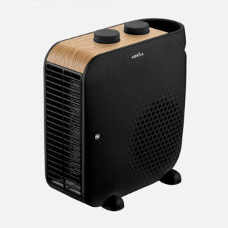 Termoventilador Elect.trail 2000w Negro/haya 2pot 3fun Termostato Regulable,protecc.seg.23,5x22,5x12cm