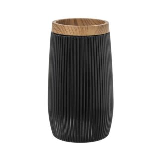 Vaso Baño Acrilico Negro Ø7x13cm