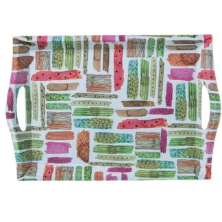 Bandeja Melamina C/asas 44x31x5,2cm Int:35x24cm
