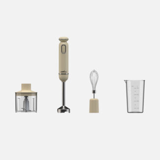Batidora De Mano Kent 600w Beis 2vel+turbo Cuchilla Ac.inox.c/vaso+picadora+batidor Desmontable 40x6,6x6,6cm