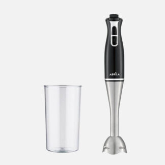 Batidora De Mano Nyasa 650w Dc Negro 2vel C/vaso Cuchilla Ac.inox.velocidad Ajustable,desmont.ergonomico 38x6,5x6,5cm