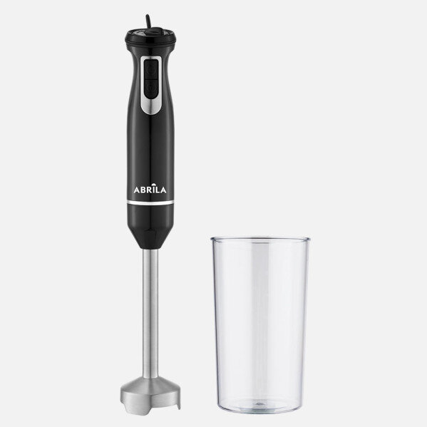 Batidora De Mano Voiga 800w Dc Negro 2vel Ajustables.c/vaso Cuchillas Ac.inox.desmontable,ergonomica 41x6,5x6,5cm
