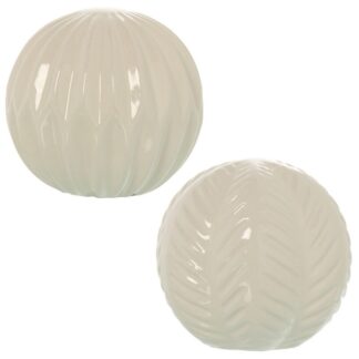 Bola Cerámica Beige Surtido Ø10cm