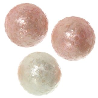Bola Nacar C/lentejuelas Color Surtido Rosa-blanco Ø10cm