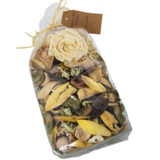 Bolsa C/hojas Y Flores Secas Aromatizadas Amarillas 200 Gramos