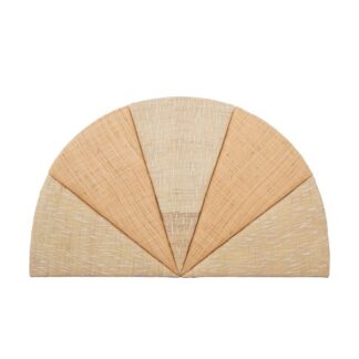 Cabecero Cama Ratan Acolchado Trasera Madera 100x4x61cm