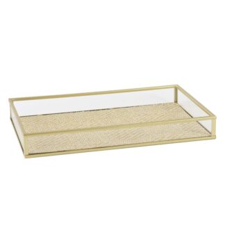 Caja Metal Dorada 20x10x4,2cm