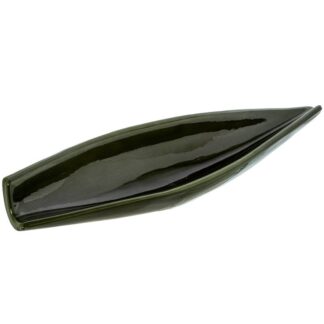 Centro Ceramica 55x14cm Verde Brillo 55x14x9.5cm