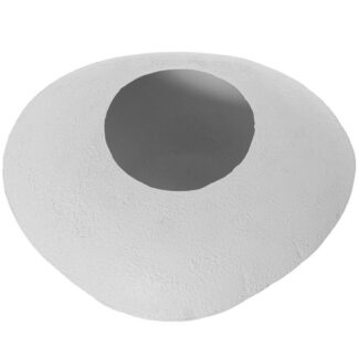 Centro Metal Hierro Blanco 46x39x17cm