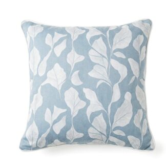 Cojín 45x45cm 80% Poliéster 20% Algodón Azul Decorado 45x45cm-400g Relleno
