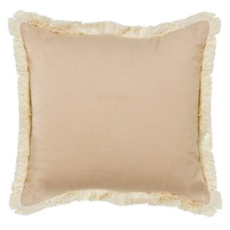 Cojín 45x45cm Crema 35% Poliéster 35% Algodón 30% Lino 45x45cm, Con Cremallera