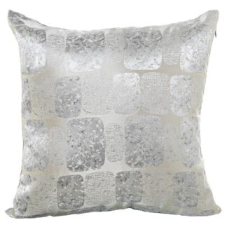 Cojín 45x45cm Gris 100% Poliéster 45x45cm, Con Cremallera