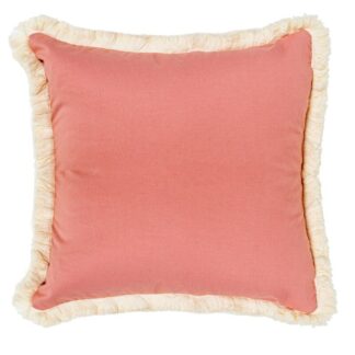 Cojín 45x45cm Rosa 35% Poliéster 35% Algodón 30% Lino 45x45cm, Con Cremallera