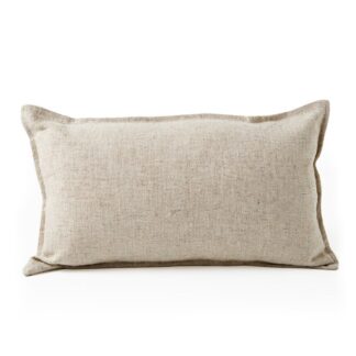 Cojín 50x30cm 55% Tela 45% Algodón Gris 50x30cm-300g Relleno