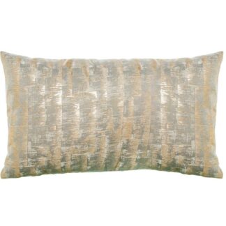 Cojín 50x30cm Crema 100% Poliéster 50x30cm, Con Cremallera