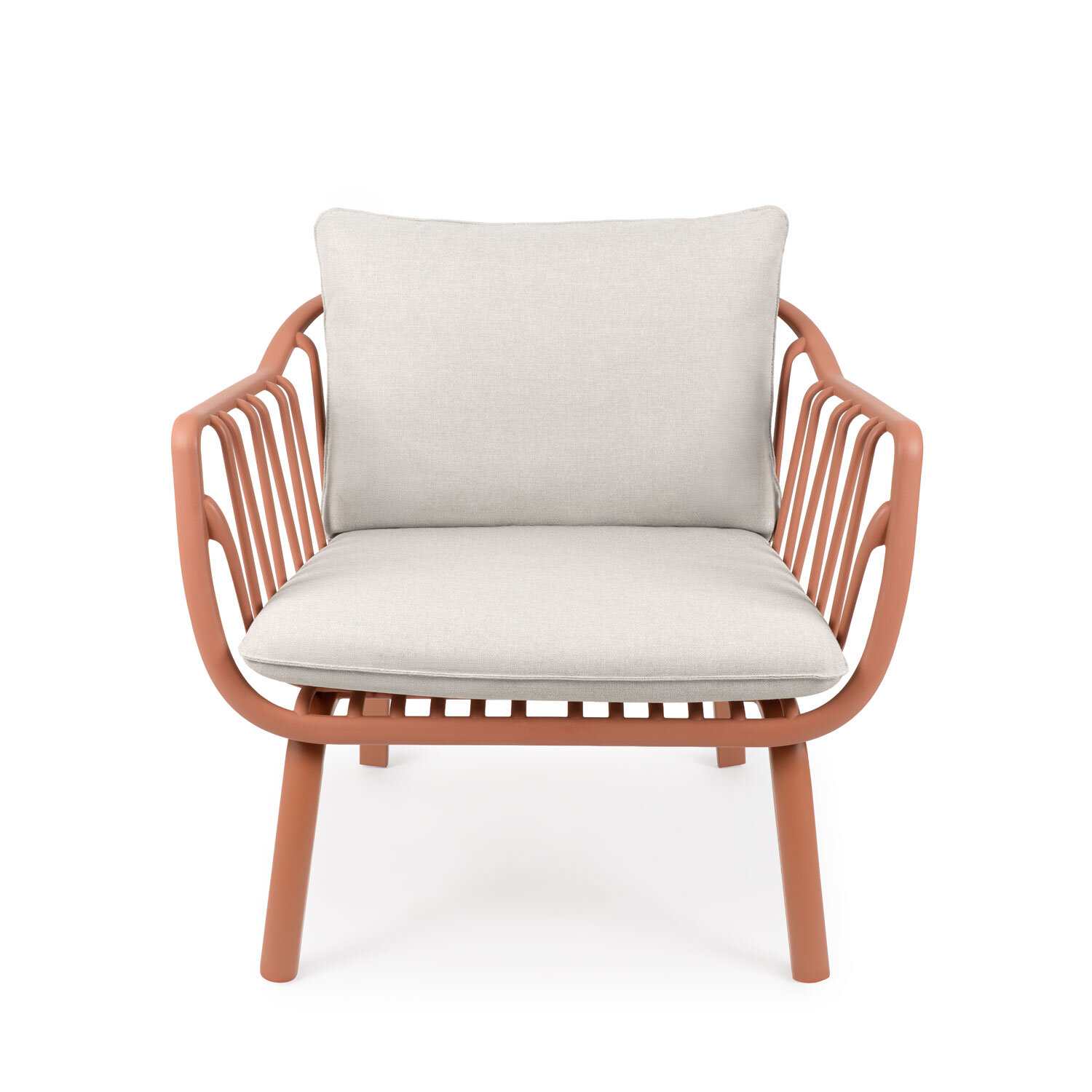 Conjunto de jardín MIKONOS terracota (sofá + sillones + mesas centro) - Image 10
