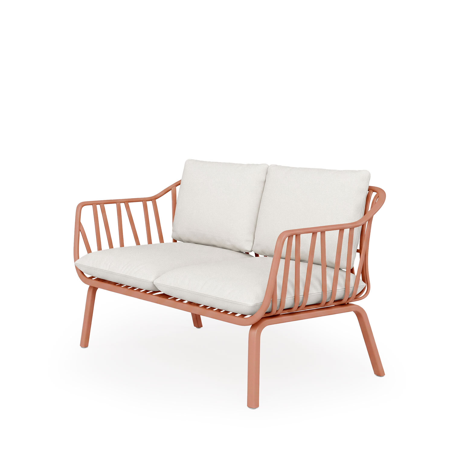Conjunto de jardín MIKONOS terracota (sofá + sillones + mesas centro) - Image 4