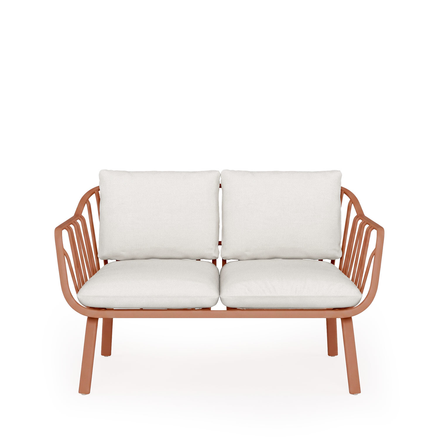 Conjunto de jardín MIKONOS terracota (sofá + sillones + mesas centro) - Image 6