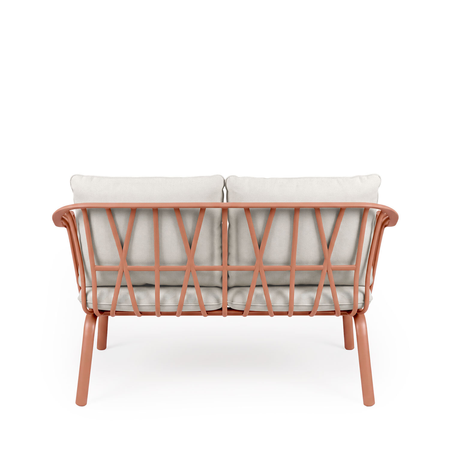 Conjunto de jardín MIKONOS terracota (sofá + sillones + mesas centro) - Image 7