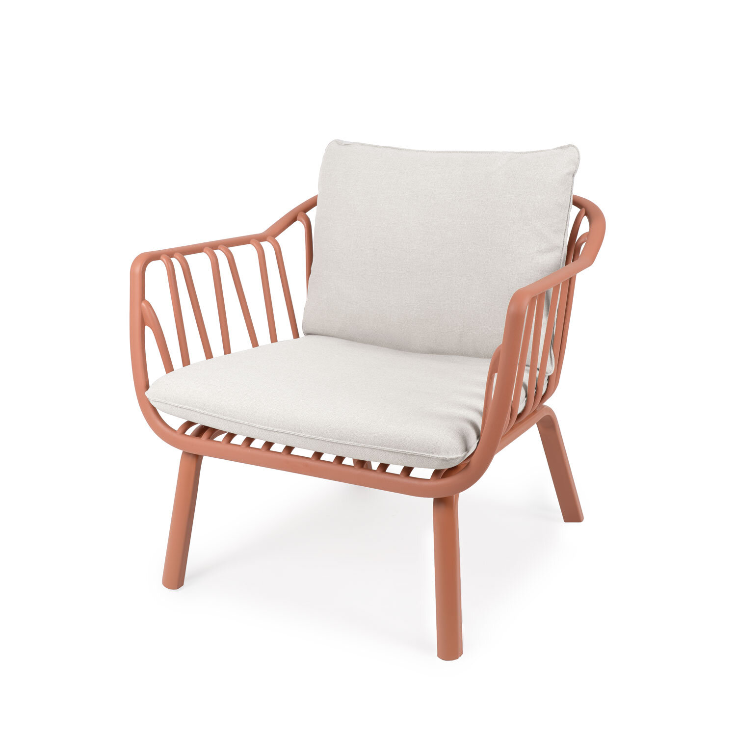 Conjunto de jardín MIKONOS terracota (sofá + sillones + mesas centro) - Image 8